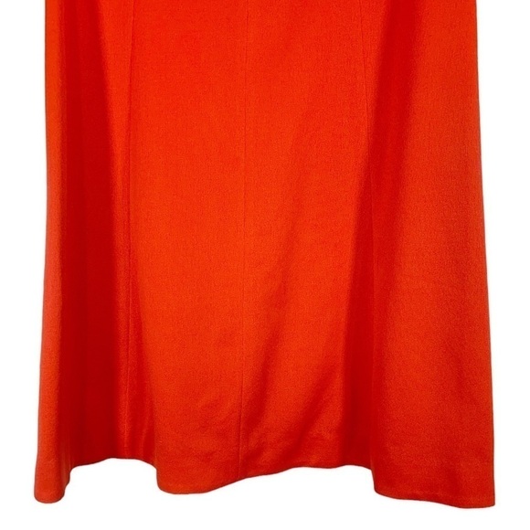 Vintage Unbranded Retro Rockabilly Midi Dress Size Large Red Animal Print - Picture 4 of 10